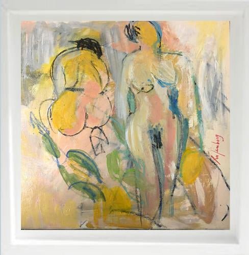 RAFENBERG Catherine : Sans titre 7 (Tableau acrylique sur toile ) - ART ET MISS