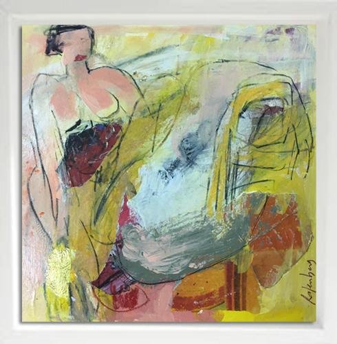 RAFENBERG Catherine : Sans titre 8 (Tableau acrylique sur toile ) - ART ET MISS