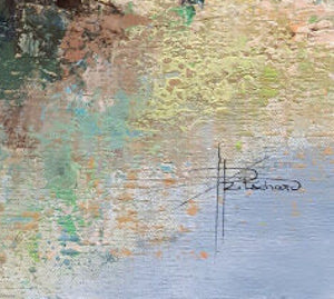 RITSCHARD Patricia - Entre ciel et terre (tableau, Acrylique et encre / toile) - ART ET MISS