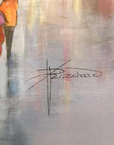 RITSCHARD Patricia - La cité onirique (tableau, Acrylique et encre / toile) - ART ET MISS