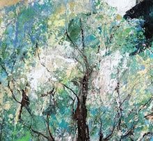 Charger l&#39;image dans la galerie, RITSCHARD Patricia - Le ciel safran (tableau, Acrylique et encre / toile) - ART ET MISS