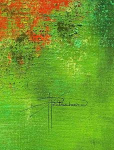 RITSCHARD Patricia - Les coquelicots 3 (tableau, Acrylique et encre / toile) - ART ET MISS