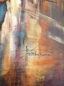 RITSCHARD Patricia - Les ombres lumineuses (tableau, Acrylique et encre / toile) - ART ET MISS