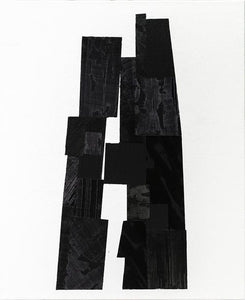 SALA Michèle - À la manière de...(ARP) Désir noir (tableau, Acrylique / toile) - ART ET MISS