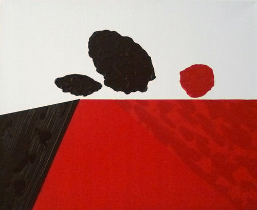 SALA Michèle - Au bout du chemin - Rouge (tableau, Acrylique / toile) - ART ET MISS