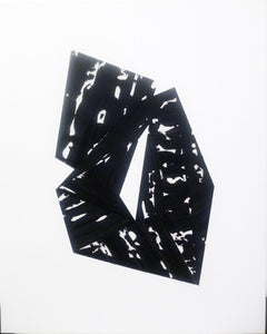SALA Michèle - Diamant noir sur blanc (tableau, Acrylique / toile) - ART ET MISS