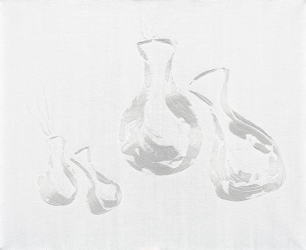 SALA Michèle - Effusion blanc (tableau, Acrylique / toile) - ART ET MISS