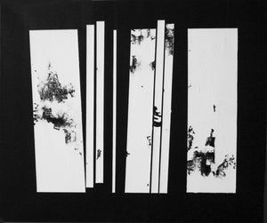 SALA Michèle - Fragments - noir (tableau, Acrylique / toile) - ART ET MISS