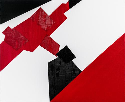 SALA Michèle - Paysage fantôme rouge (tableau, Acrylique / toile) - ART ET MISS