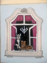 Charger l&#39;image dans la galerie, SCHMELZER Heidi - Les chats (tableau, Acrylique / toile) - ART ET MISS