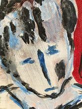 Charger l&#39;image dans la galerie, SITELLE - Liseuse dans un intérieur rouge (tableau, Acrylique / toile) - ART ET MISS