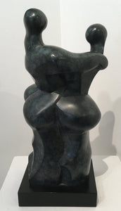 SLAVU - Les deux amies (Sculpture, Bronze) - ART ET MISS