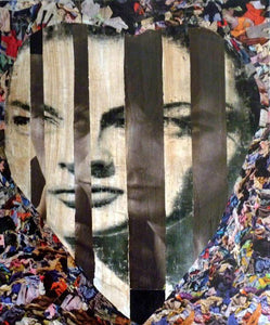 TAILLANDIER Alexandre : collages sur toile (55x46 cm) - ART ET MISS