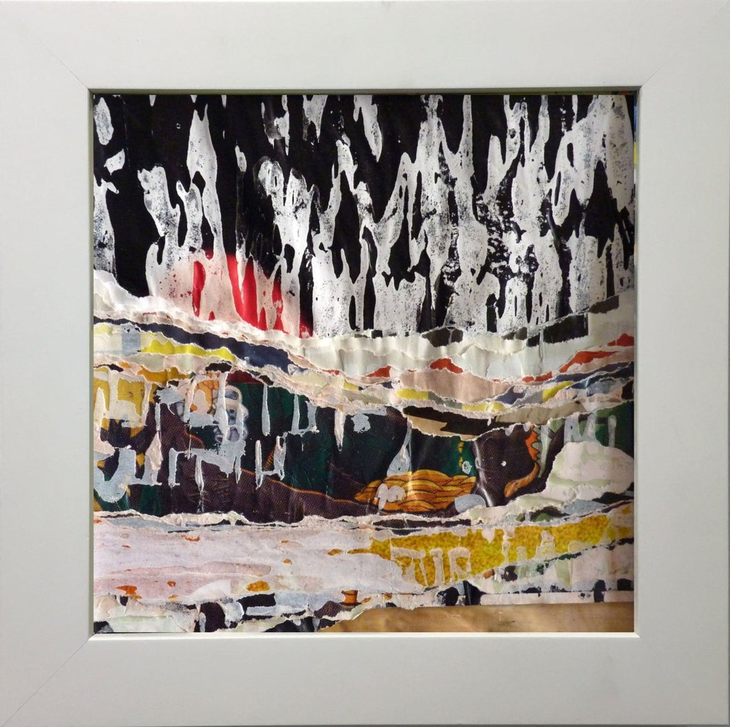 TAILLANDIER Alexandre : Rue Scribe, collages sur toile (20x20 cm) - ART ET MISS