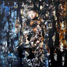 Charger l&#39;image dans la galerie, TAILLANDIER Alexandre : Sans titre 10, collages sur toile (30x30 cm) - ART ET MISS