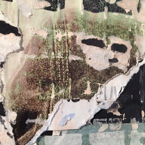 TAILLANDIER Alexandre :Sans titre, collages sur toile (20x20 cm) - ART ET MISS