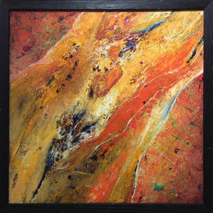 TOUSSAINT - Tierras Naranjas 2 (tableau, Acrylique au couteau et pinceau / Toile) - ART ET MISS