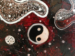 TOUSSAINT - Yin/Yang (tableau, Acrylique / Toile) - ART ET MISS