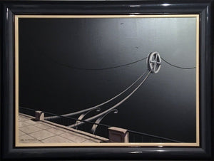 VAN QUICKENBORNE Thierry - La roue (tableau, Acrylique et Huile / toile) - ART ET MISS