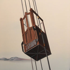 VAN QUICKENBORNE Thierry - L'ascenseur (tableau, Acrylique et Huile / toile) - ART ET MISS