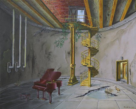 VAN QUICKENBORNE Thierry - Le dénouement (tableau, Acrylique et Huile / toile) - ART ET MISS
