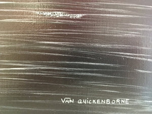 VAN QUICKENBORNE Thierry - Vol 75 (tableau, Acrylique et Huile / toile) - ART ET MISS