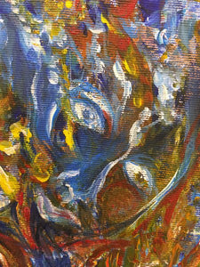 WOLF Kristina Viera - Blue note (tableau, acrylique / toile) - ART ET MISS