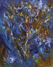 Charger l&#39;image dans la galerie, WOLF Kristina Viera - Blue note (tableau, acrylique / toile) - ART ET MISS