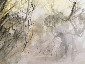 WOLF Kristina Viera - Halkidiki II (tableau, aquarelle / papier) - ART ET MISS