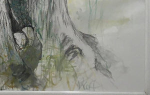 WOLF Kristina Viera - Olivier - Lesbos IV (tableau, Aquarelle / papier) - ART ET MISS