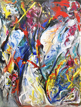 Charger l&#39;image dans la galerie, WOLF Kristina Viera - Petite nuit de jazz (tableau, acrylique / toile) - ART ET MISS