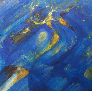 WOLF Kristina Viera - Vol de nuit (tableau, Acrylique / toile) - ART ET MISS